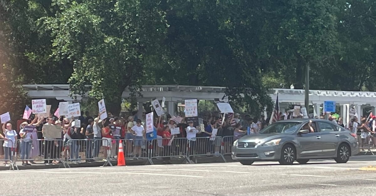 Protesters in Myrtle Beach Join National ‘No Kings Day’ Movement Post feature image